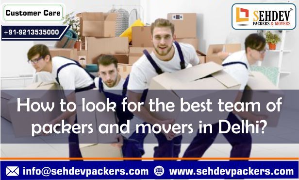 Best Team of Packers and Movers in Delhi